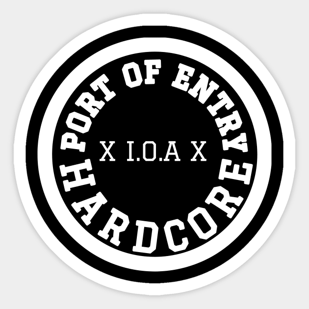 IOA HARDCORE - WHITE FULL Sticker by Gary Pounds